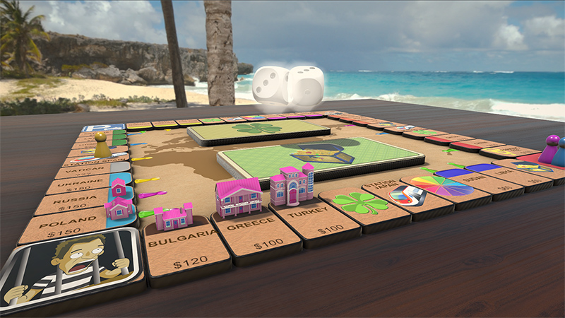 Rento Monopoly pink houses in Steam